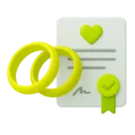 Marriage or birth registration